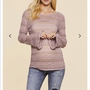 Jessica Simpson lace maternity top